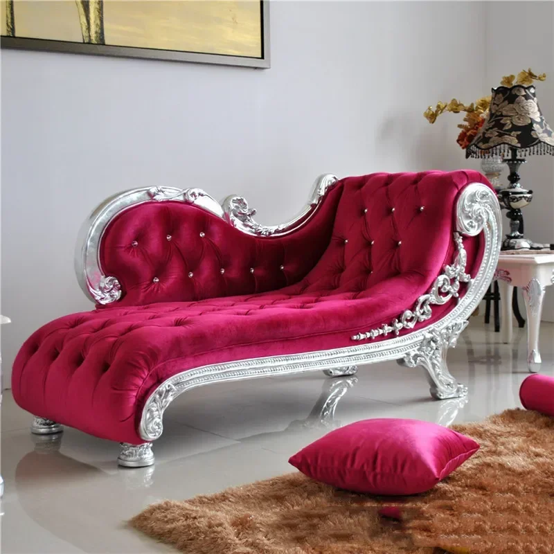 2026 Luxury bride groom velvet royal king throne sofa chair chaise lounge indoor outdoor red wedding throne king sofa