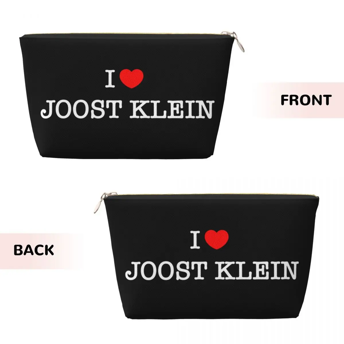 Custom Travel I Love Joost Klein Toiletry Bag Fashion Singer Cosmetic Makeup Organizer for Women Beauty Storage Dopp Kit Case