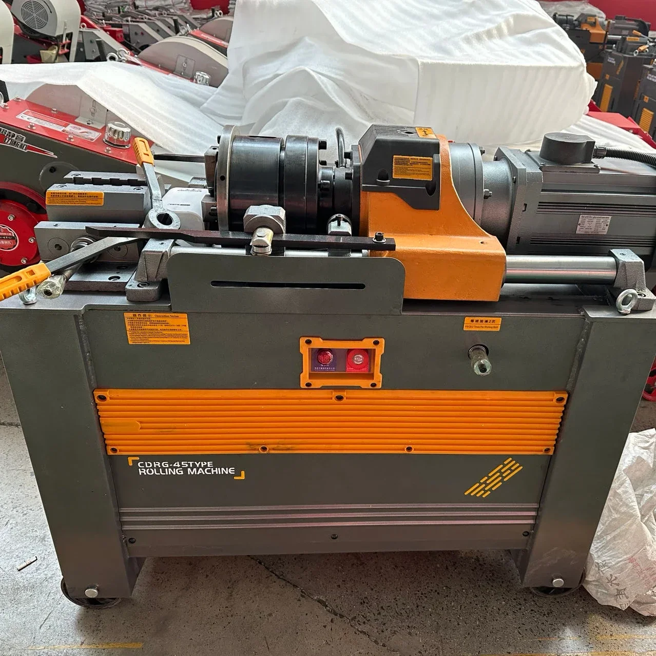Reinforcing Steel Bar Rolling Threading Screw Making Machine 380V Motor