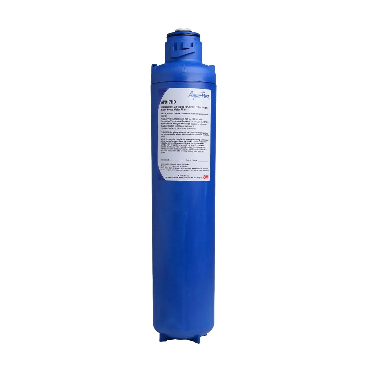 

Aqua-Pure AP917HD Genuine Whole House Sanitary Quick Change Replacement Water Filter for AP903 System, Reduces Sediment