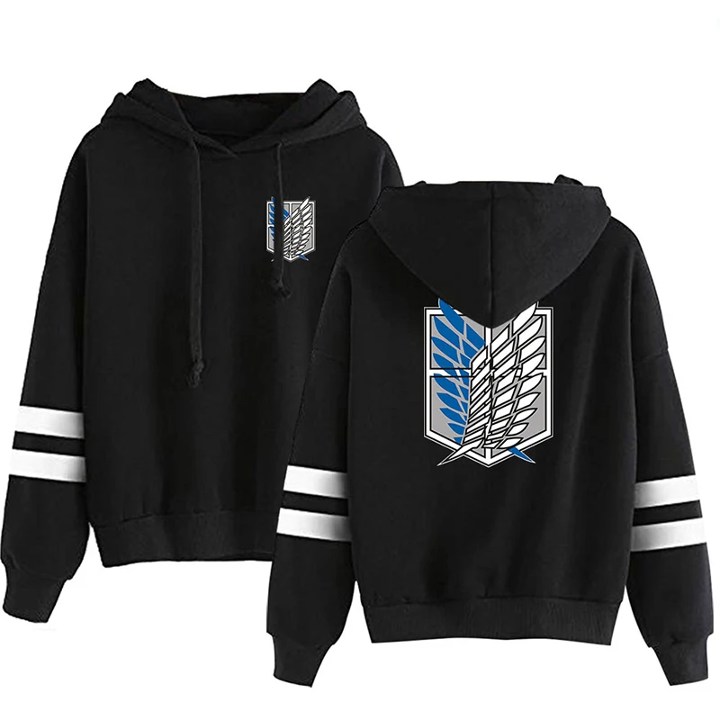 Hot Sale Eren Mikasa Wings of Liberty Hoodie men women Casual Printing Sweatshirt Pullover Unisex Hooded Anime Cosplay Costume