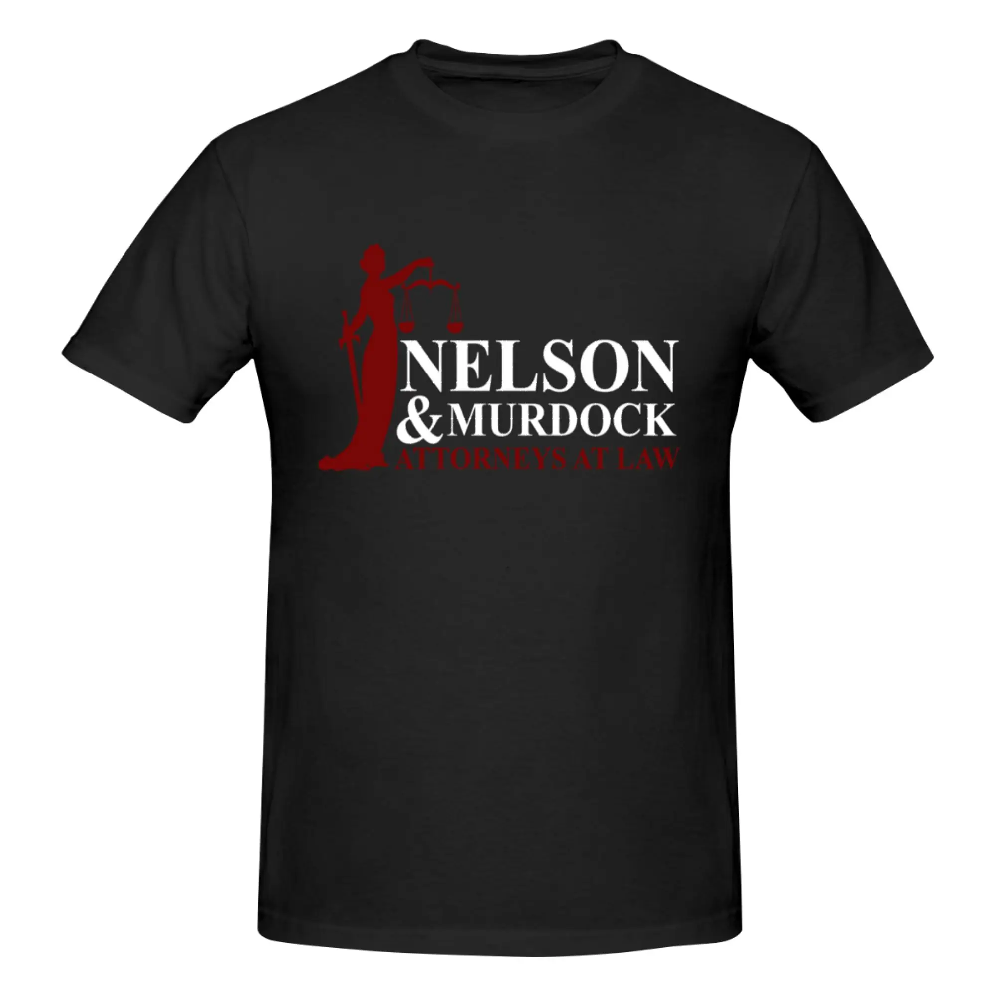 T-shirt imprimé drôle Nelson et Murdock Attorneys at Law pour hommes, t-shirt unisexe pour garçons