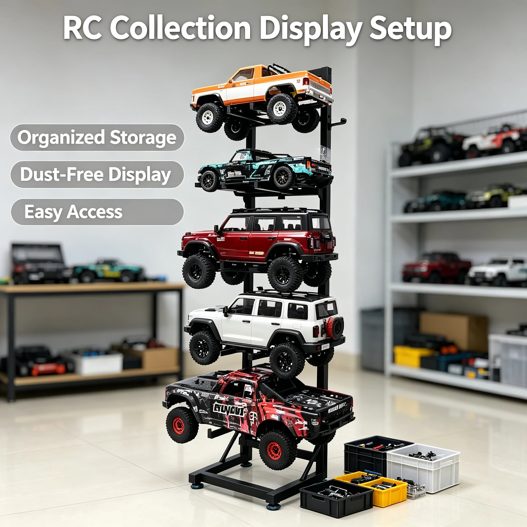 Model Car Rc Remote Control Car, Display Rack, Multi-functional Display Rack