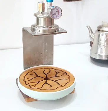 Pneumatic 58mm Handle Coffee Machine Camping Coffee Machine Air Pump Portable Espresso Machine High Pressure Extraction Espresso