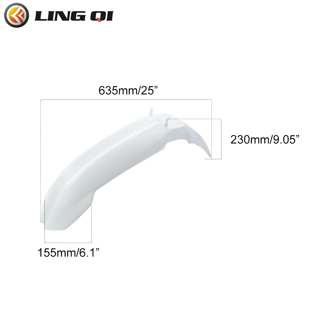 LING QI KT85 Dirt Bike Fairing Front Wheel Fender For KAYO K2 Motorcycle Buggy Faring Fender Motorbike Front Fender