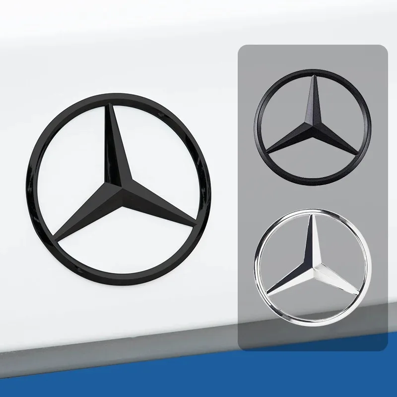 ABS Star Stickers Car Rear Trunk Emblem For Mercedes Benz S320 W164 W203 W204 W168 C180 E320 A200 GLE GLS CLS GLC CLA GLA GLK