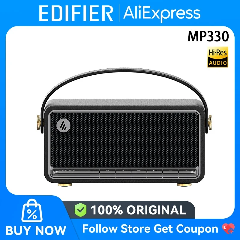 Edifier MP330 haut-parleur Portable Bluetooth V6.0 Audio haute résolution USB-C entrées de carte TF connexion multipoint 40W RMS 19H temps de lecture Edifier MP330 haut-parleur Portable Bluetooth V6.0 Audio haute résolution USB-C entrées de carte TF connexion multipoint 40W RMS 19H temps de lecture