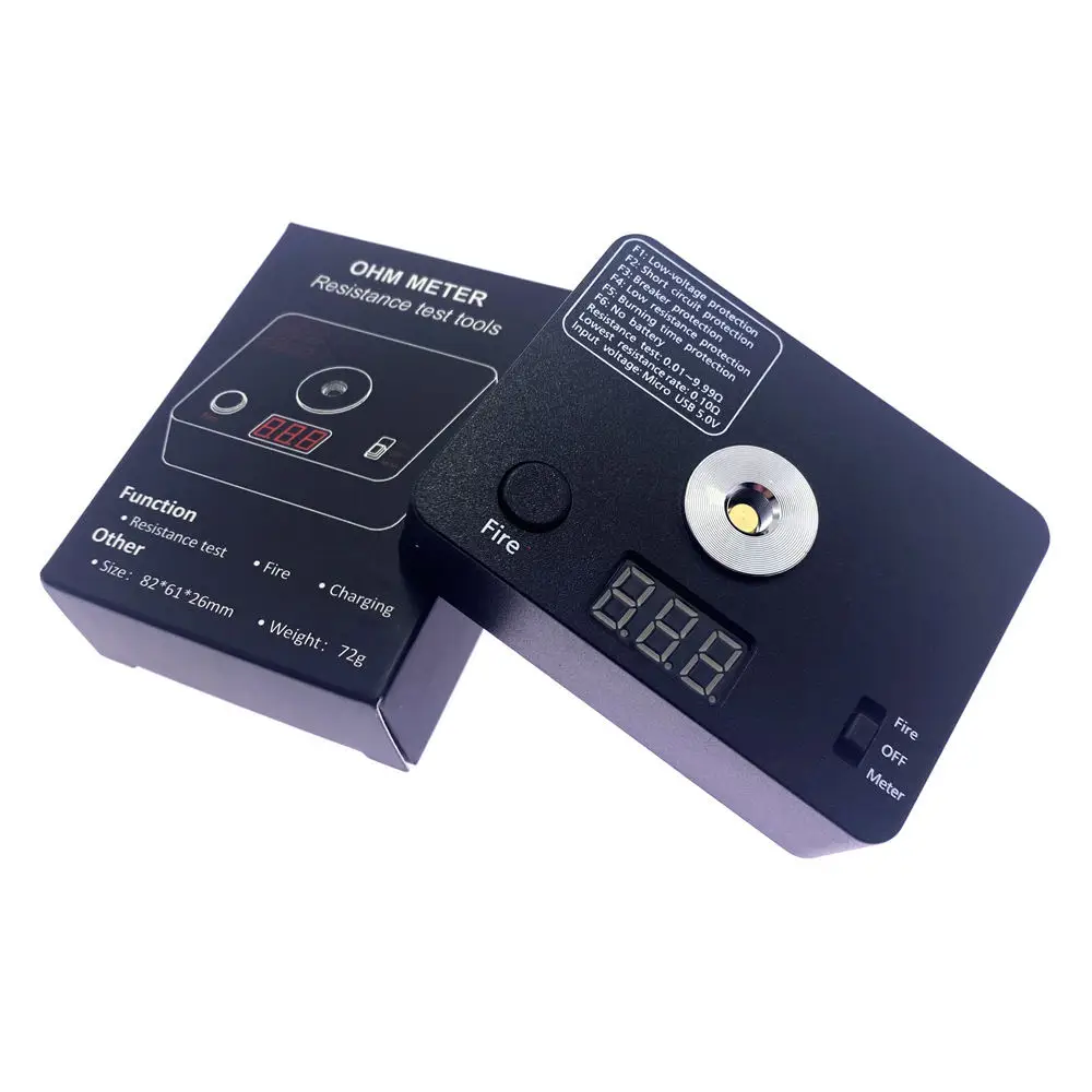 EXY 521 V3 Mini Resistance Measurement Tool Portable Ohmmeter Digital Tester Device Repairing Hardware Essential DIY Equipment