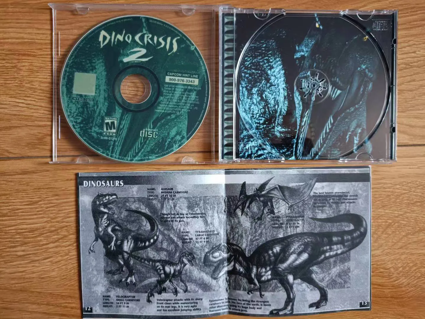 Disco Desbloquear Console com Cópia Manual, Retro, Driver Óptico, Peças De Jogo De Vídeo, PS1, Dino Wars Series