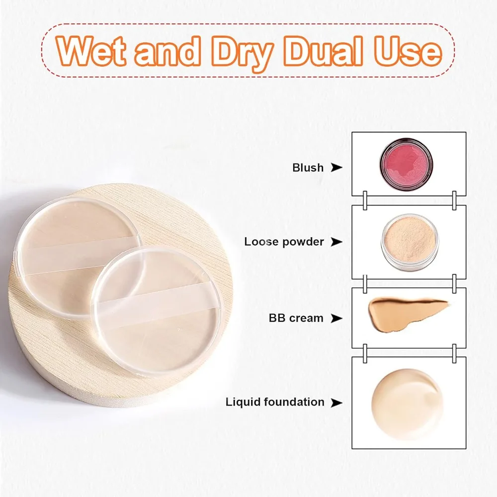 Bouffée cosmétique en Silicone, mélangeur de maquillage doux, éponge de beauté pour fond de teint liquide BB crème, accessoires de maquillage, 1 à 5 pièces