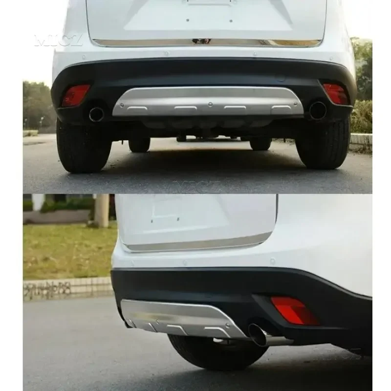 

For Mazda CX-5 CX5 Car Styling Stainless Steel Front and Rear Bumper Protector Skid Plate Cover 2012 2013 - 2015 2016