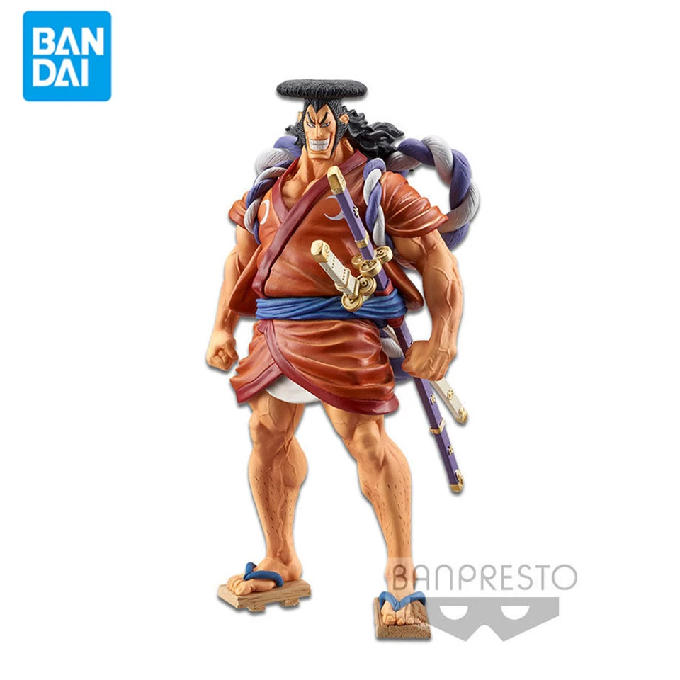 Original Genuine Banpresto One Piece DXF 15cm Kozuki Oden Wanno Country PVC Statue Model Collectible Decoration Toy Gift