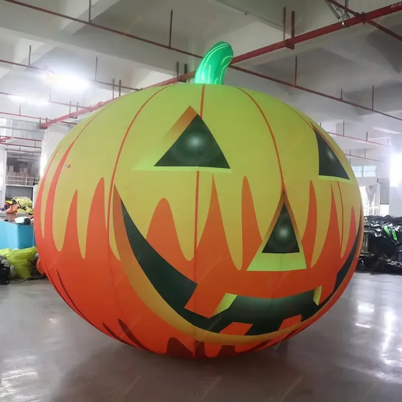 Zhenmei Halloween Themed Ghost LED Light Head Giant Large Outdoor Advertising Inflatables Pumpkins Pumpkins Inflatables