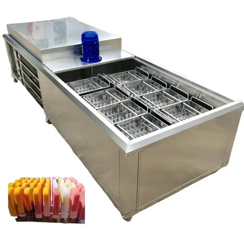 Automatic Mini Ice Candy Making Equipment for Small Factory Cafe Store Juice Milk Yogurt Popsicle Machine view 4
