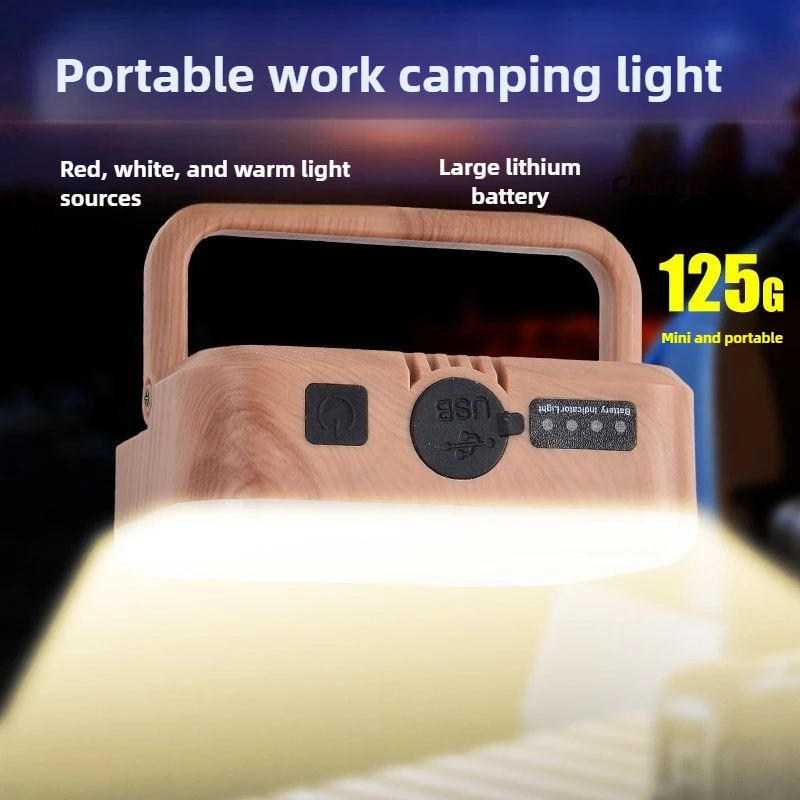 

Новый трансграничный мини-фонарь для кемпинга, светильник для палатки, окружающий свет для лагеря, многофункциональный аварийный рабочий фонарь