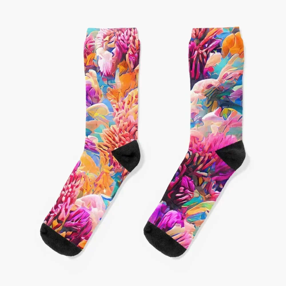 

Vibrant Coral Reef Socks shoes gym Socks For Man Women's