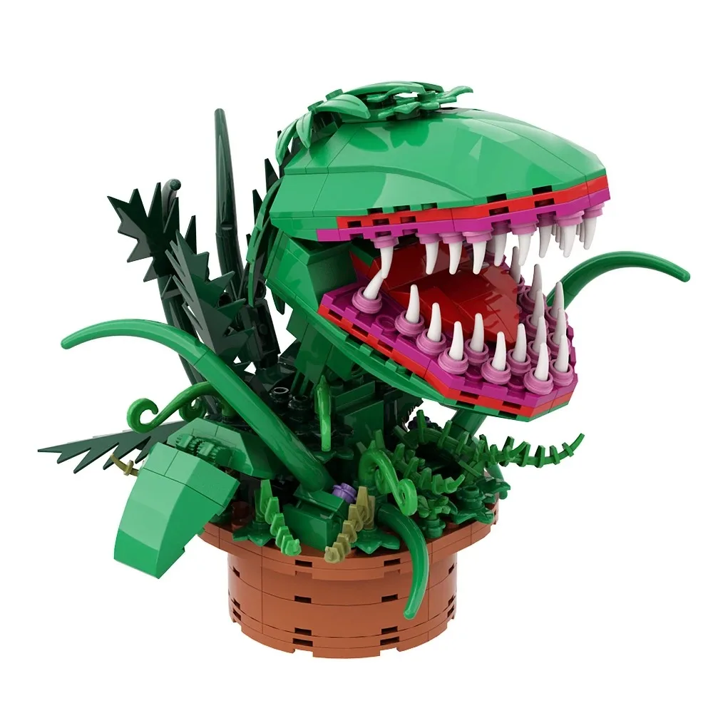 IFREXBK Audrey II Flower Building Blocks Ideal Galaxy Outer Space Carnivorous Plant Alien DIY Model Bricks Kids Toys Sets Gift