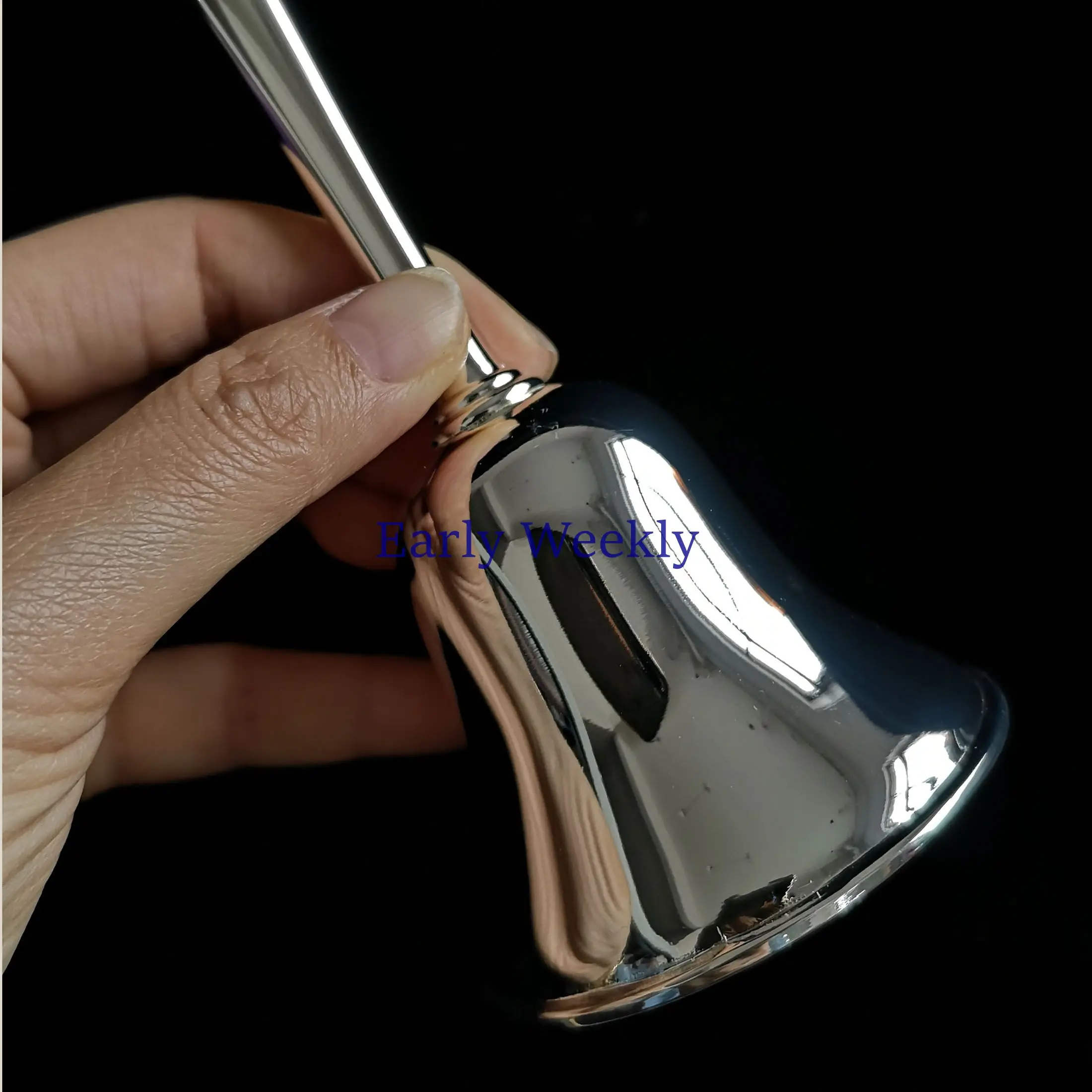 Exquisite silver Dinner Bell table decoration silver metal bell for  Kitchen Restraunt Bar Classic Concierge Hotel