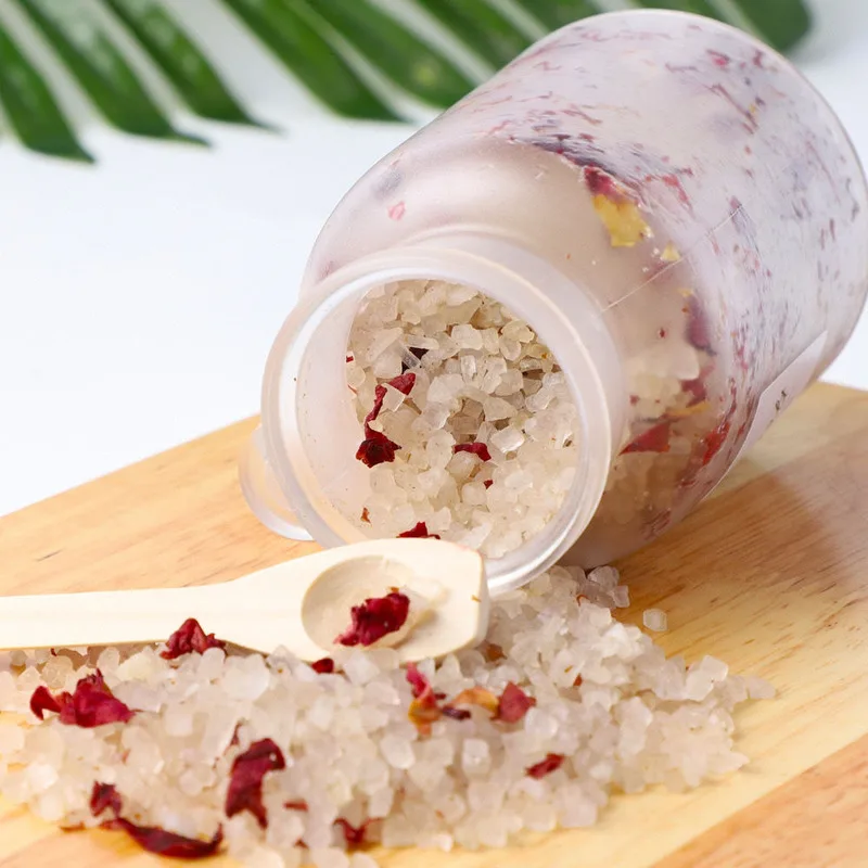 Soak In Rose Dried Flower Bath Salt To Moisturize The Skin. Take A Bath With Coarse Salt. Soak Your Feet In A Foot Bath