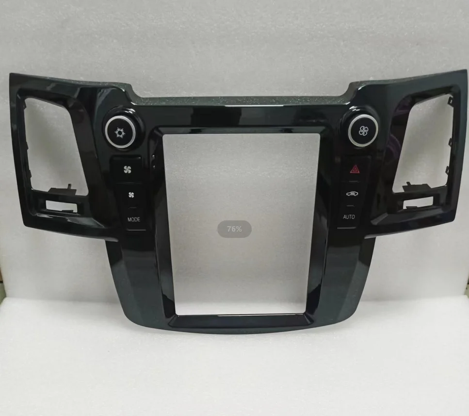 factory price 9.7 inch frame New Auto tesla frame Car Radio DVD Player for Toyota Fortuner 2005 car dashboard frame