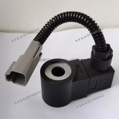 Crane oil cylinder switching coil DC27V 60256011 XCMG lifting telescopic solenoid valve 94002000