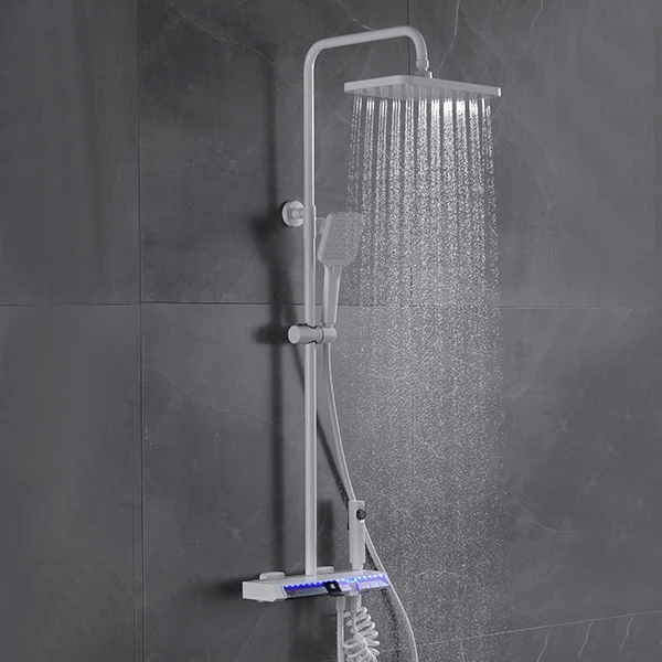 

Shower Sets and Faucets Bath Shower Mixer Brass Rainfall Smart Digital Shower Set