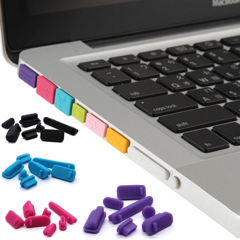 16 stücke Anti-staub Stecker Notebook Staubdicht Stopper Laptop Universal USB Staub Stecker Zubehör Computer Interface Wasserdichte Abdeckung