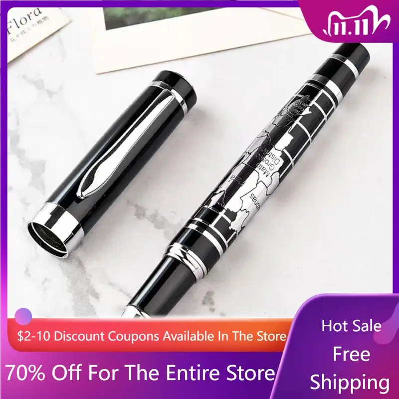 

Benovel Heavy Grip карта мира с тиснением шариковая ручка черная 0,7 мм сменный блок бизнес-офисный подарок ручка-роллер канцелярские принадлежности для письма