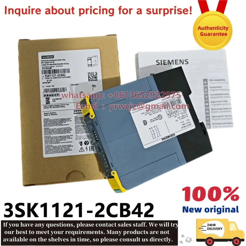 3SK1121-2CB42 SIEMENS SIRIUS safety relay module, 100% brand new and original in stock