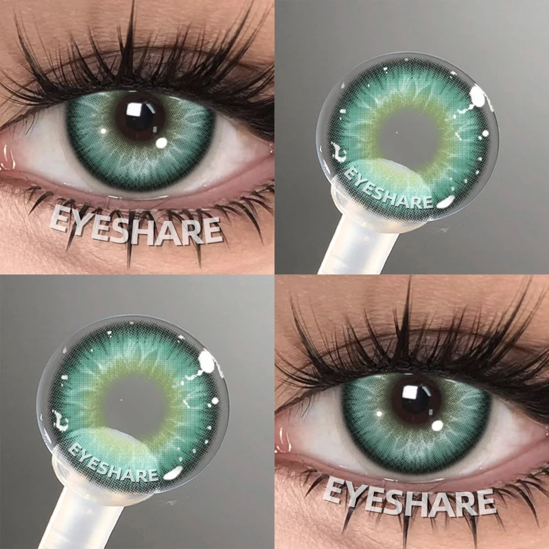 EYESHARE Beliebte farbige Kontaktlinse für Augen, schwarze Linse, Augenmode, braune Schönheit, farbige Schüler, graues Kontakt-blaues Augen-Make-up