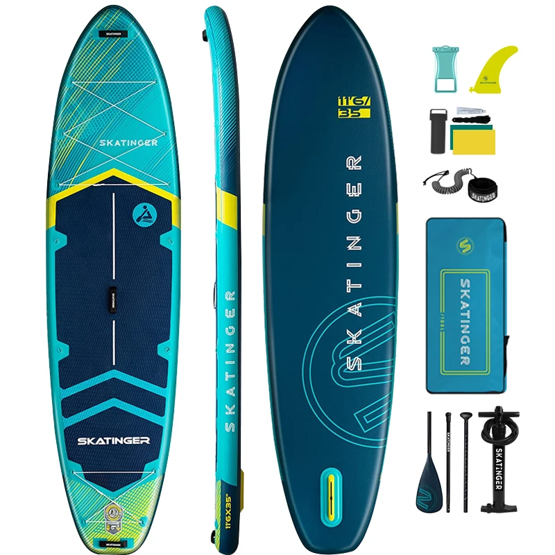 

Надувная SUP-доска Skatinger Drop Stitch нового дизайна для водных видов спорта, хит продаж