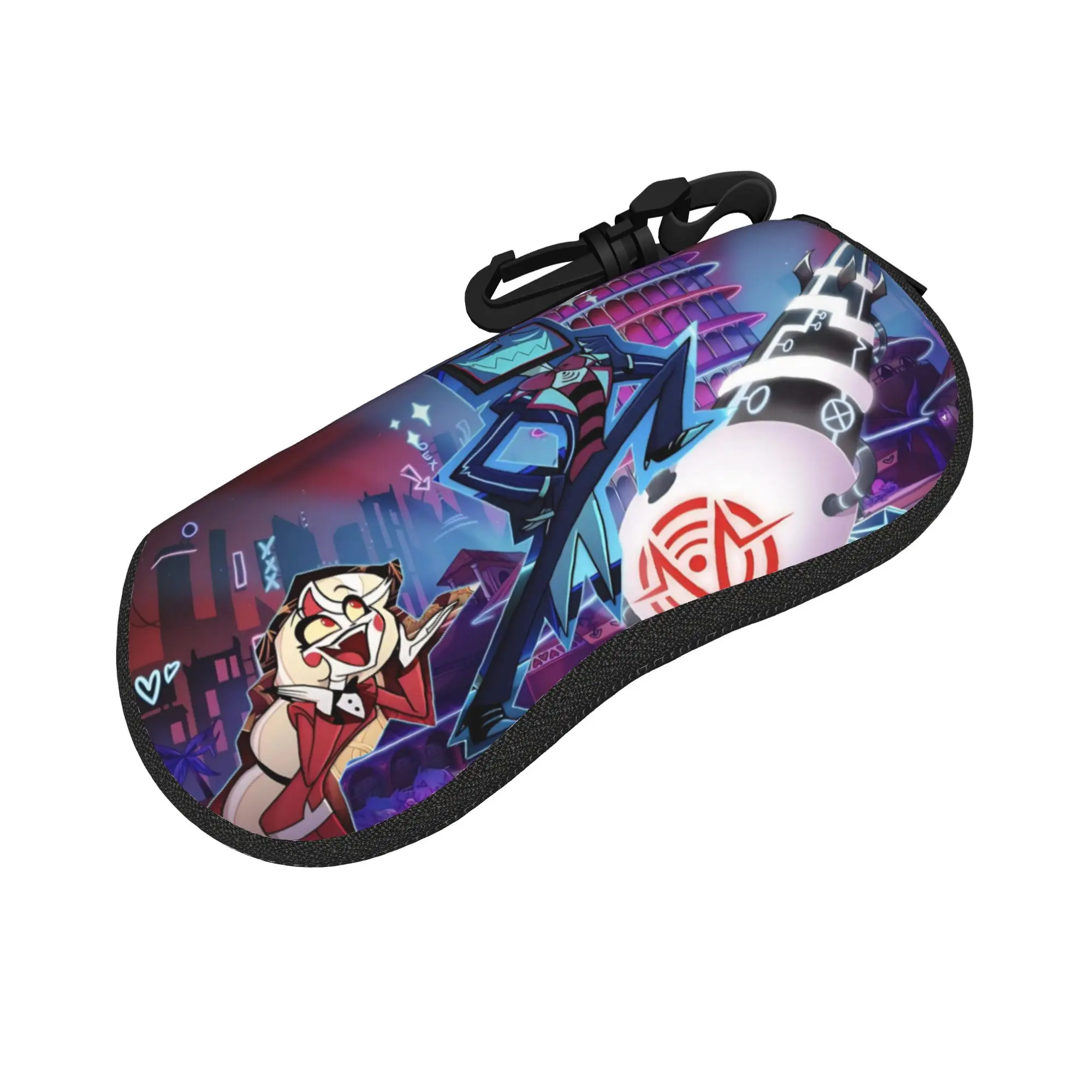 Hazbins Hotels Angel Dust Vox Glasses Case Girl Boy New Box  Sunglasses Storage Box Protector Eyewear Container