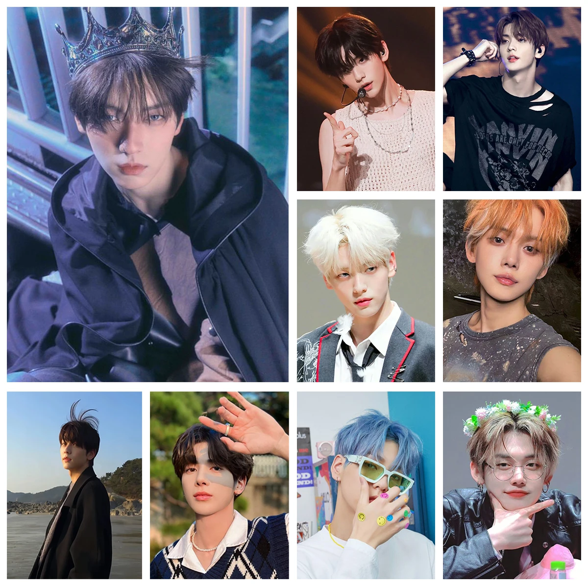 Choi Soobin Diamond Painting Kit Kpop Star Posters Diy Diamond Embroidery Mosaic Oil Painting Kpop Band Fans Gift Room Decor