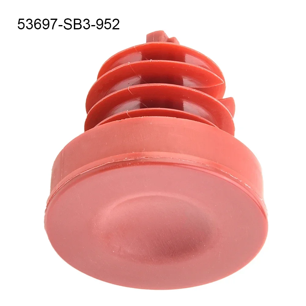 

Steering Pump Reservoir Cap Plastic Plug Cover Red Trim Waterproof 36x35mm 53697-SB3-952 Accessory For Acura For Honda