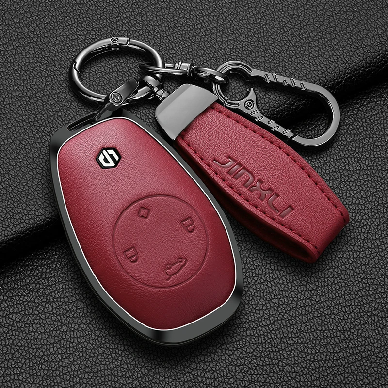 Key Case For Leapmotor T03 C11 Remote Key Cover Premium Zinc Alloy Full Cover Anti Scratch Anti Drop C01 S01 Car Accessories