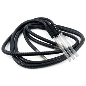 Lomint Hookah Hogarh mangueras mango de vidrio punta de la boca tubería de vidrio para humo shisha lounge chicha accesorios de alta calidad 12 Mejor tubería de aceite de vidrio de ventas - №2