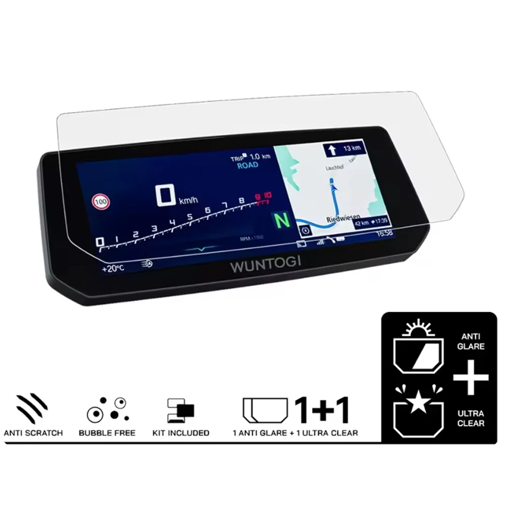Suitable For BMW K 1600GTL CE04 2022- R1300RT R1250 RT 2021- Scratch Resistant Film Display Screen Scratch Resistant Film