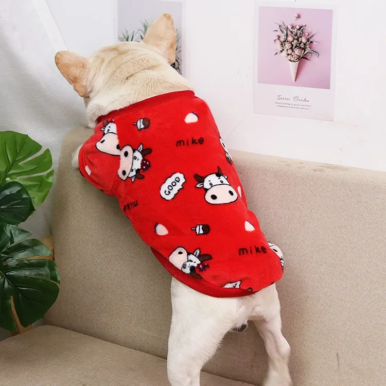 Dogs Autumn and Winter Clothes Pets Coat Dog French Bulldog Hoodie Manufacture