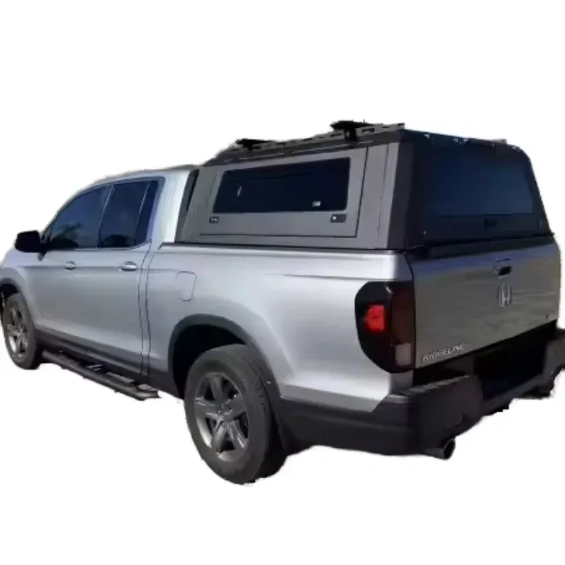 Luxury Waterproof Aluminum Hard Top Truck Canopy Pickup Bed Cover for Honda Ridgeline , Navara