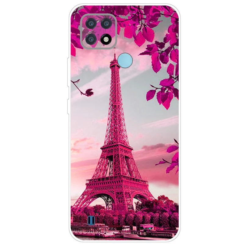 Funda de silicona blanda para móvil, carcasa a la moda para OPPO Realme C21, Realme C21 C 21 C21Y C25 C25s, parachoques de TPU