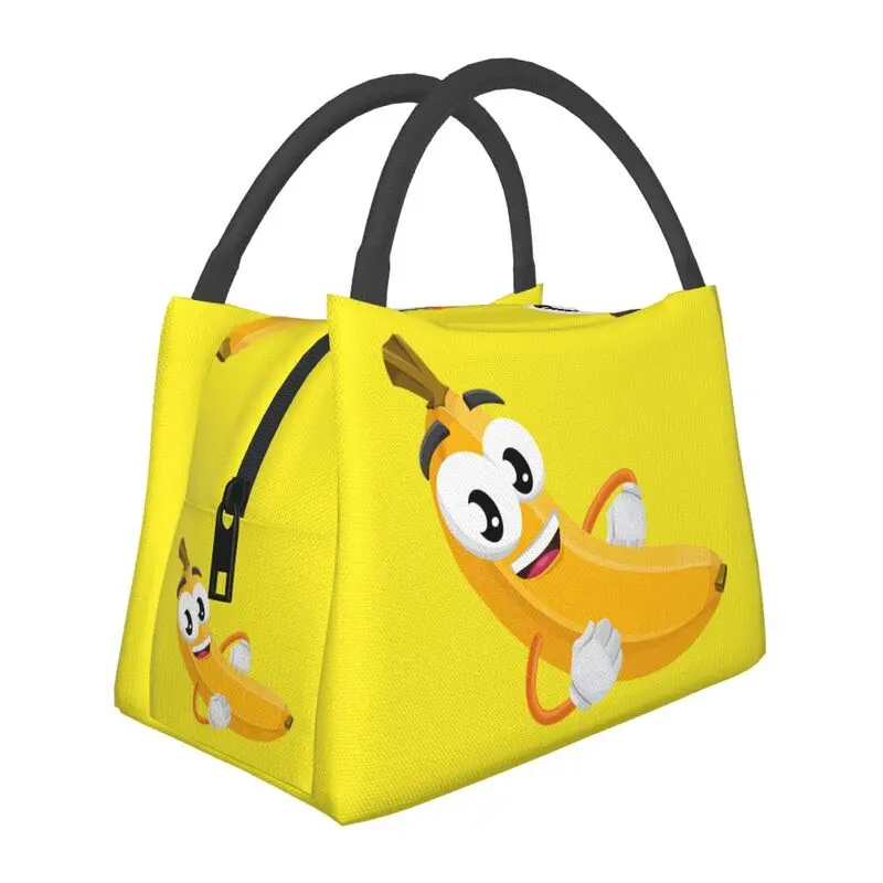 

Funny Banana Thermal Insulated Lunch Bag Women Portable Lunch Container for Outdoor Picnic Storage Meal Food Box