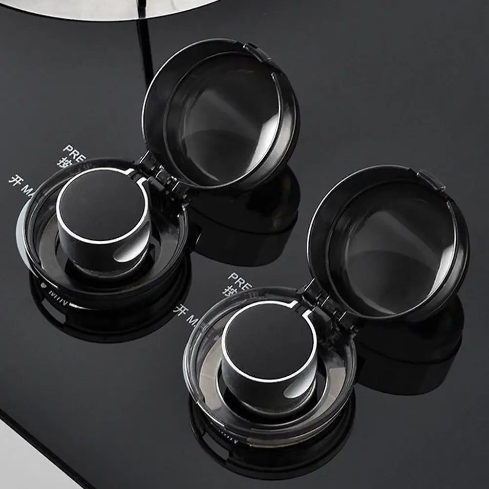 Baby Proof Gas Stove Knob Covers Child Safety Lock Heat Resistant Oven Range Switch Guard Clear Kitchen Protector
