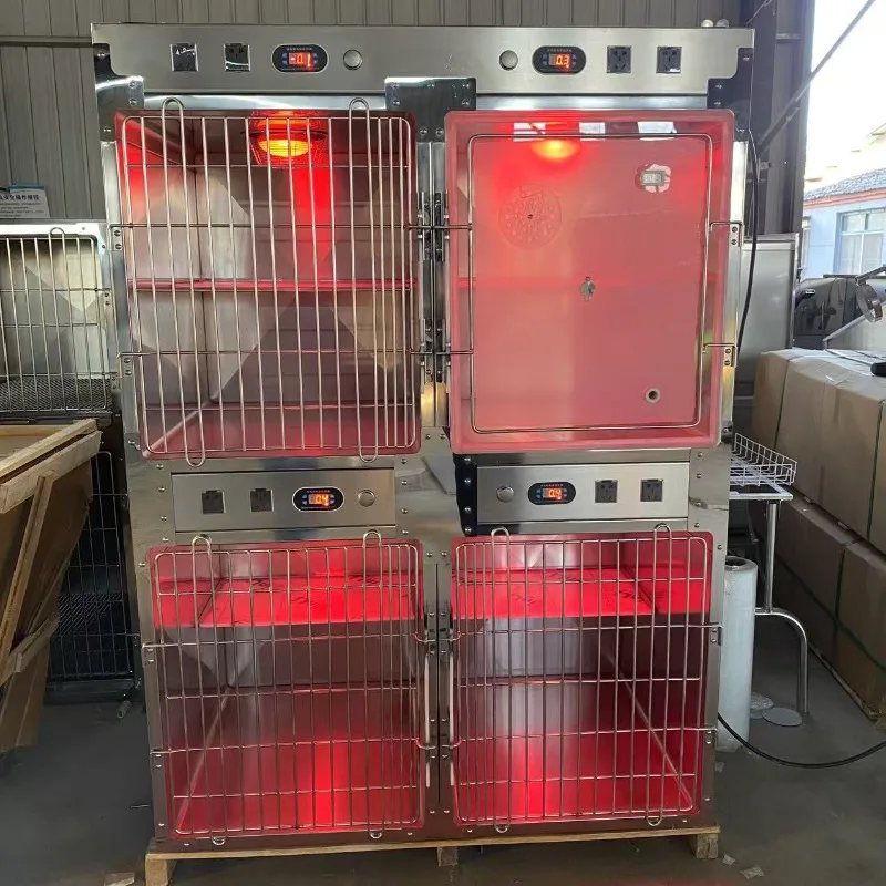 

Pet shop hospital stainless steel pet cage