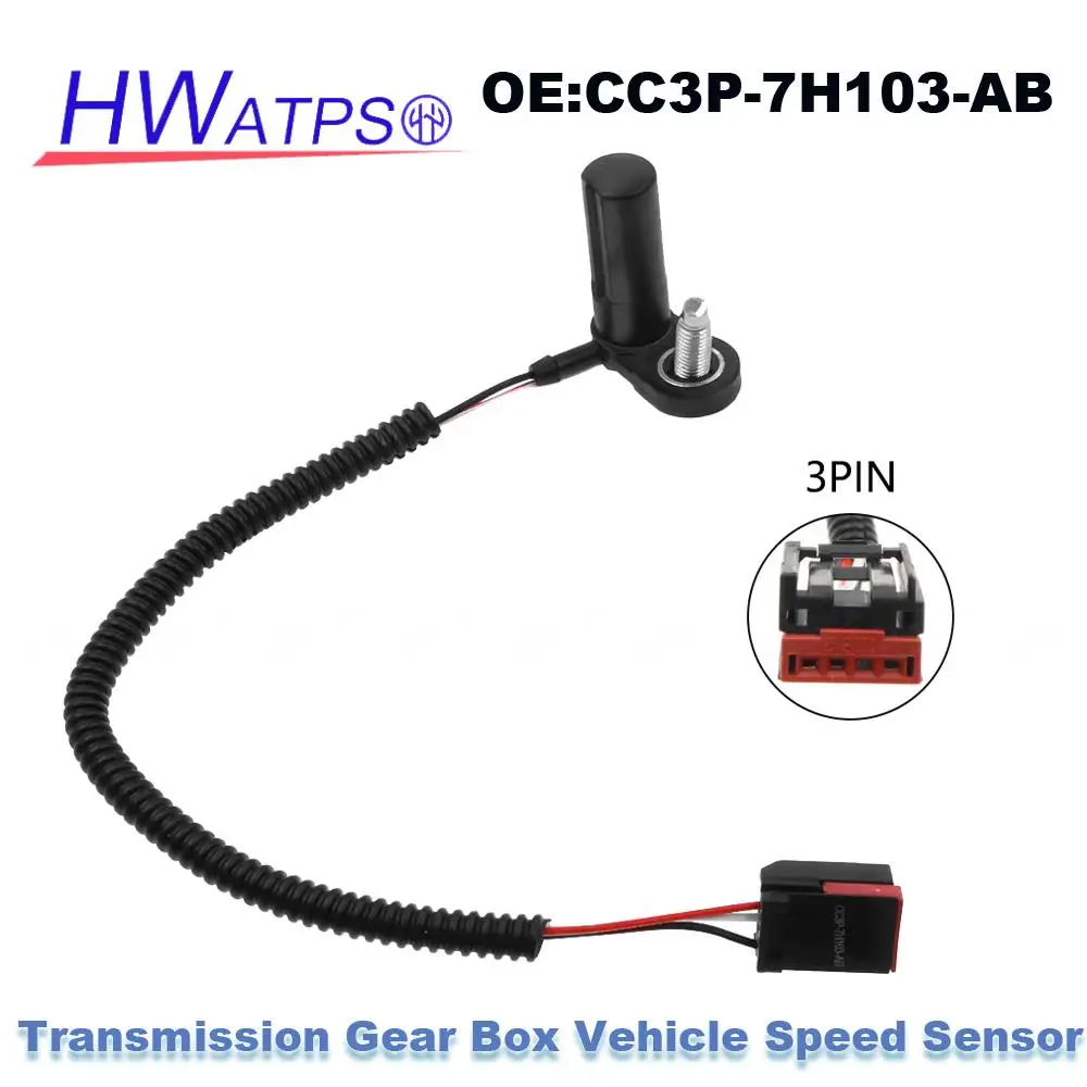 For Ford Edge EcoSport Lincoln MKC 1.0L 2.0L 2015-2019 Transmission Gear Box Vehicle Speed Sensor CC3P-7H103-AB CC3P7H103AB