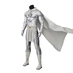 2022 Movie Adult Men Moon Superhero Knight Marc Battle Suits Jumpsuits Cosplay Costume Halloween Masquerade Party Suit