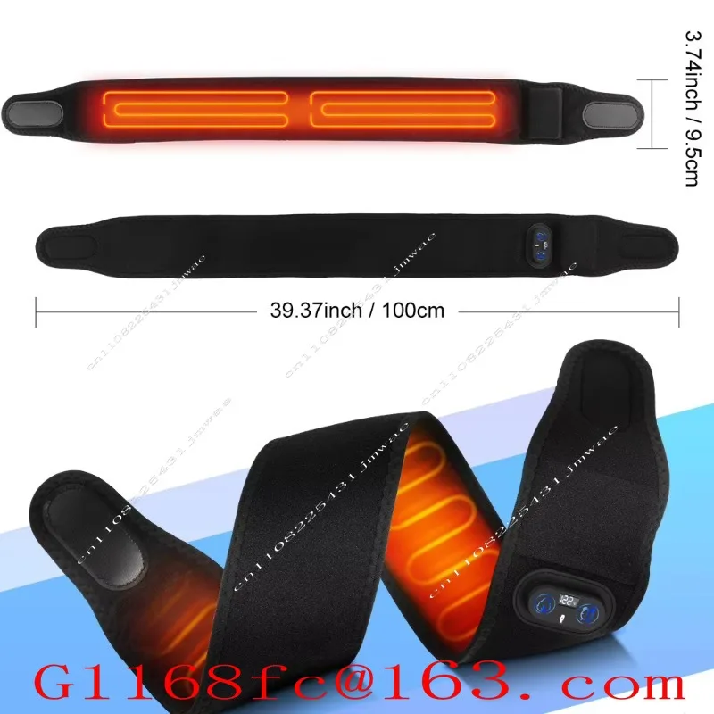 Wireless Charging Heating Belt Three-speed Adjustment Multi-function Intelligent Timing Thermal Massager