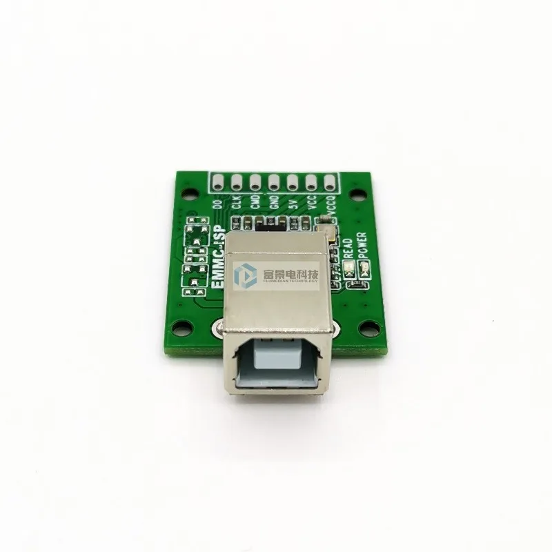 AU6438BS Chip 3 Line EMMC-ISP High-speed Fly Wire Tool USB-B Type Computer Communication