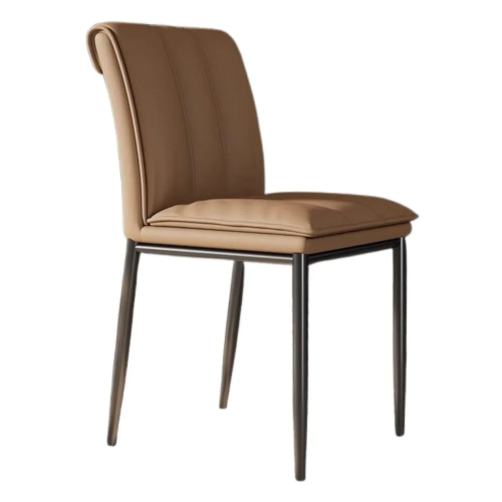 スチール美しいダイニングチェア北欧クッション人間工学に基づいたデザイナーチェアモダンなフロアロット長椅子サル飼い葉桶家の装飾