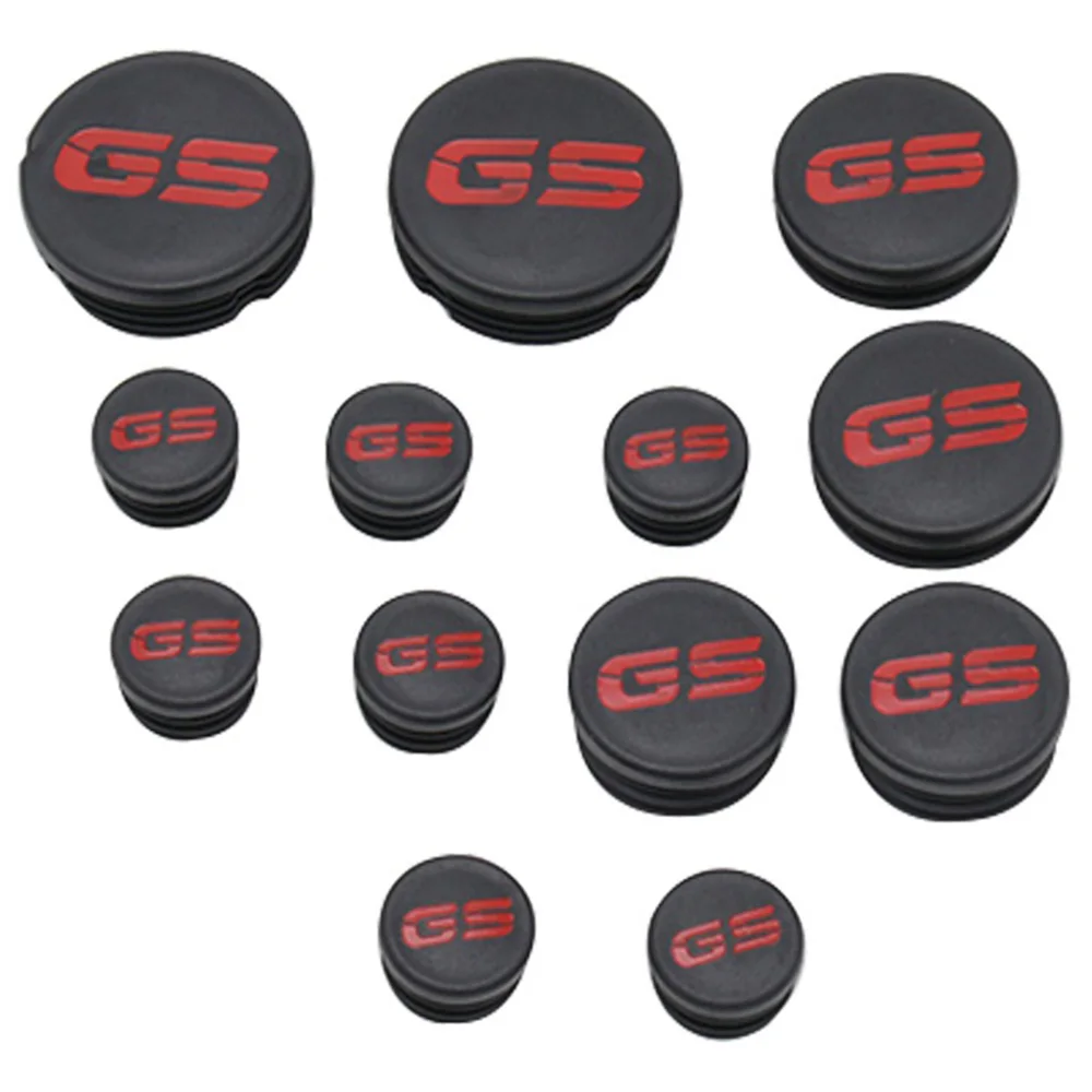 13Pcs Frame Hole Caps Cover Plug Set for BMW R1200GS R1200 GS Adventure 2013 2014 2015 2016 R 1200 GS Decor Accessories(Red)