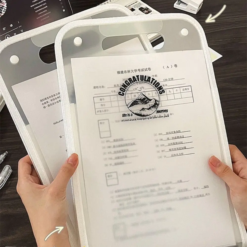 Vertical A4 File Storage Holder Bellows bag 13 Pockets Student Homework Orginizer High Appearance Waterproof